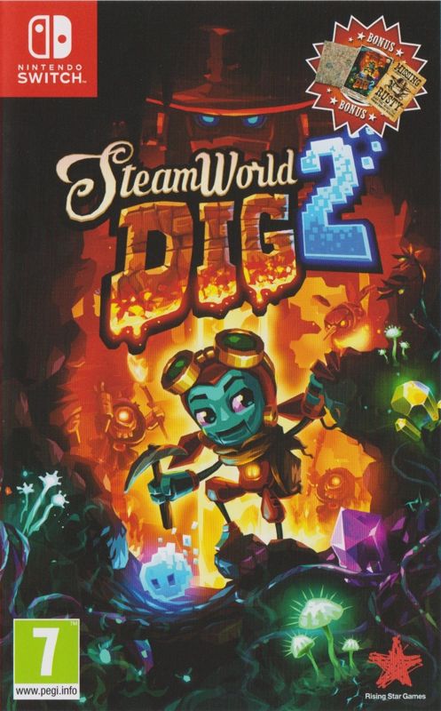 Steamworld Dig 2 box art for Playstation 4